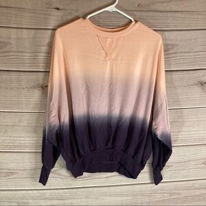 Young fabulous lavender sherbet ombre tie dye sweatshirt.